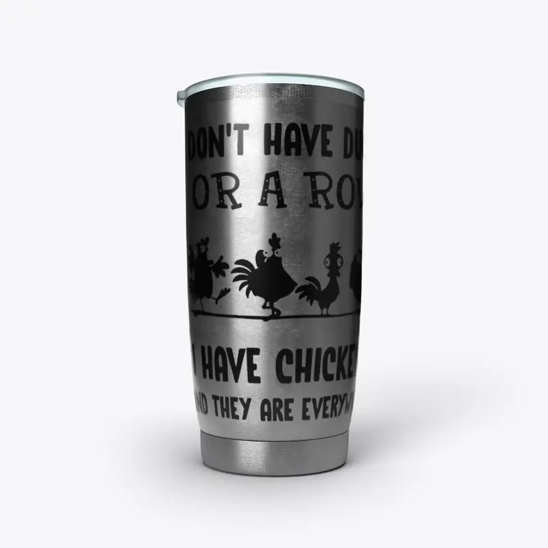 Chickens Everywhere Tumbler Mug